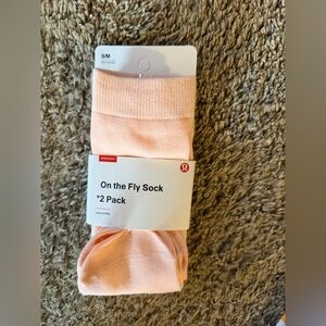 lululemon athletica On the Fly Sock 2 Pack - Light Pink